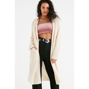 Urban outfitters ribbed knit hooded cardigan SOLD